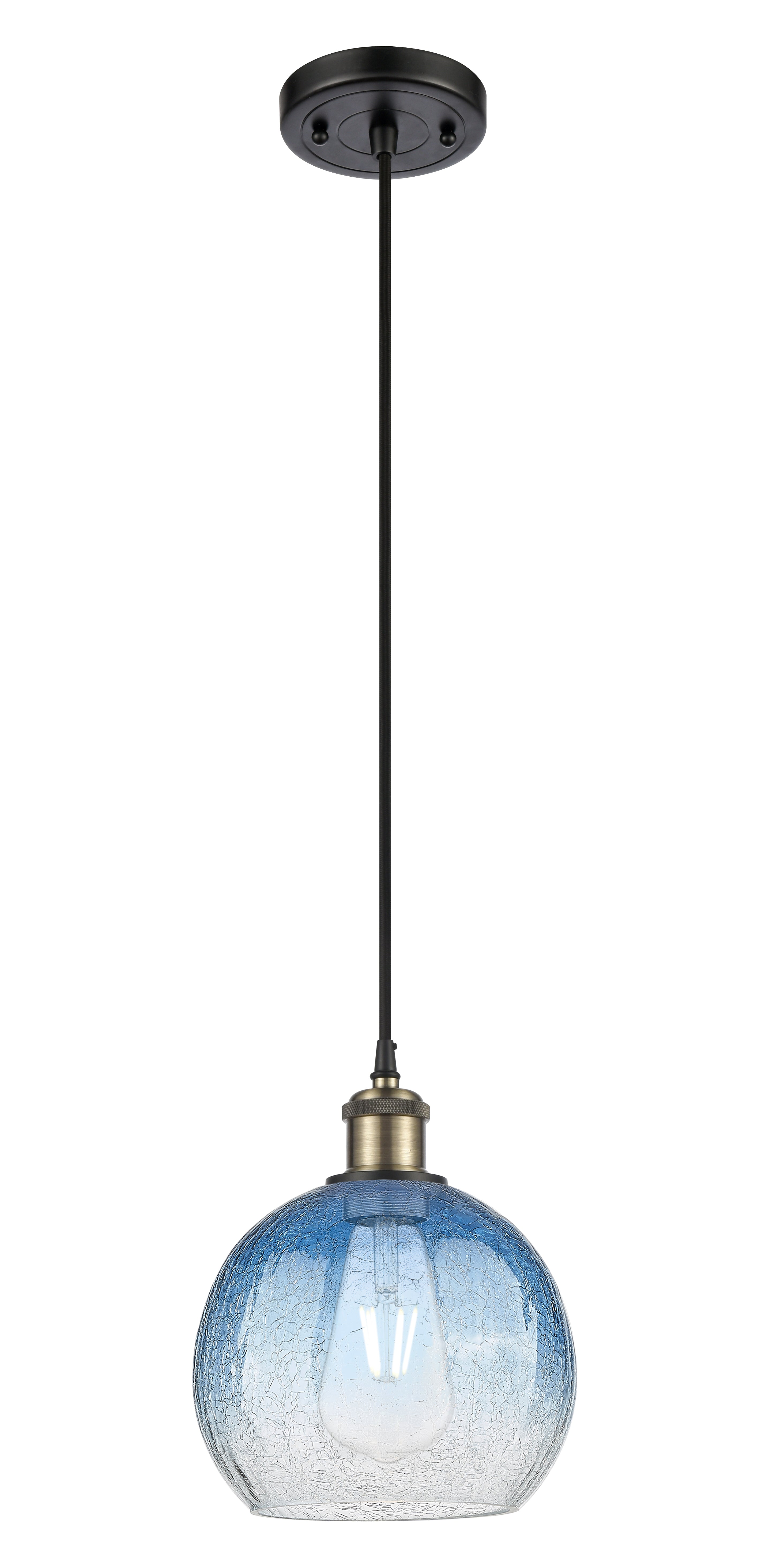 Ballston Mini Pendant Antique Brass
