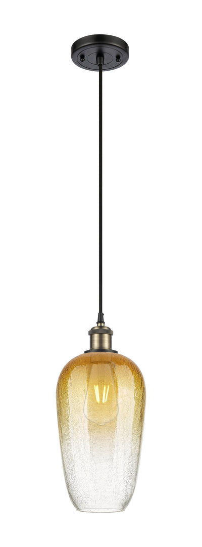 Ballston Mini Pendant Antique Brass 7 Inch