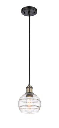Ballston Mini Pendant Antique Brass Finish