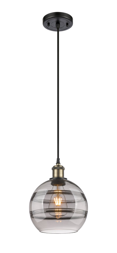 Ballston Mini Pendant Antique Brass Finish