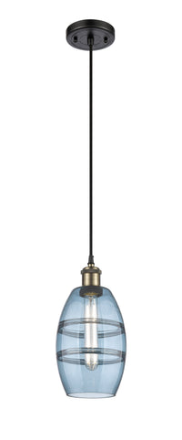 Ballston Mini Pendant Antique Brass Finish