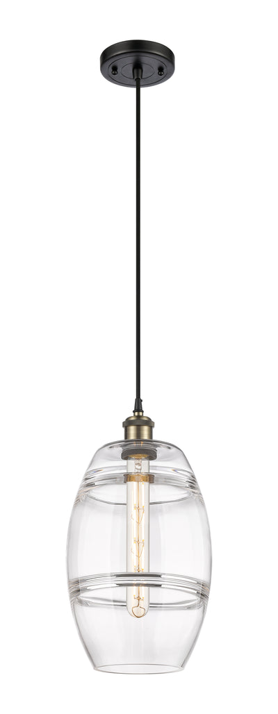 Ballston Mini Pendant Antique Brass Finish