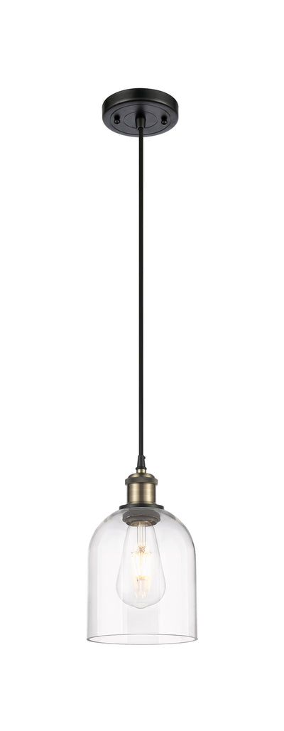 Ballston Mini Pendant Antique Brass Finish