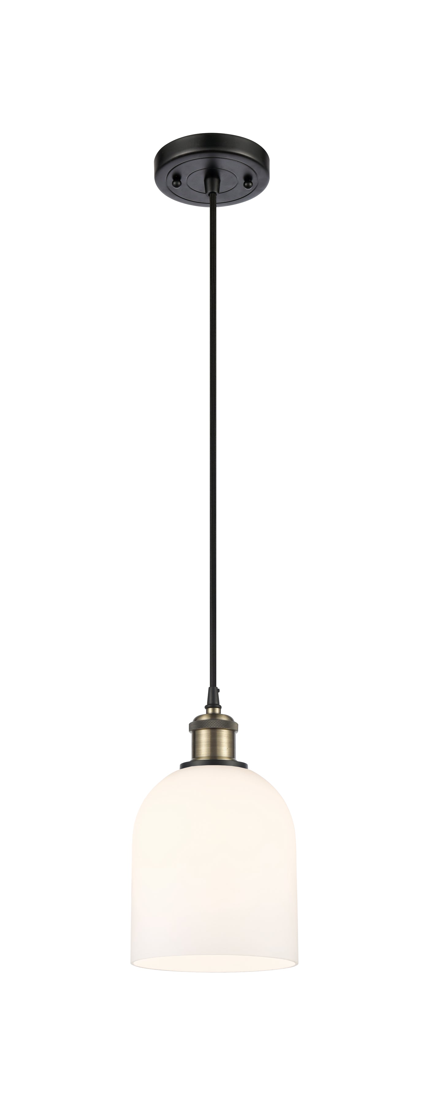 Ballston Mini Pendant Antique Brass Finish