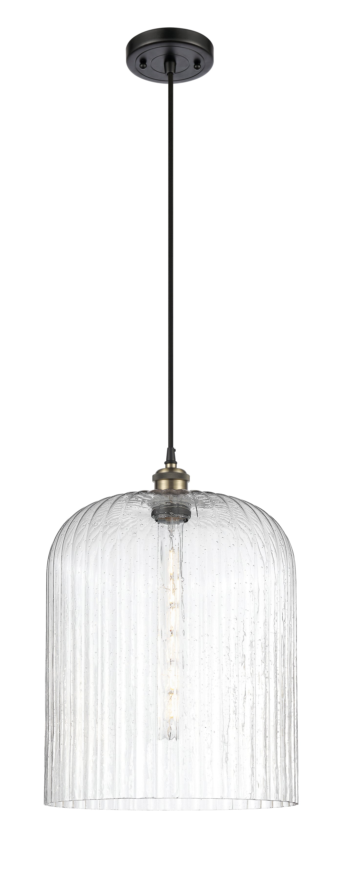 Ballston Mini Pendant Antique Brass Finish