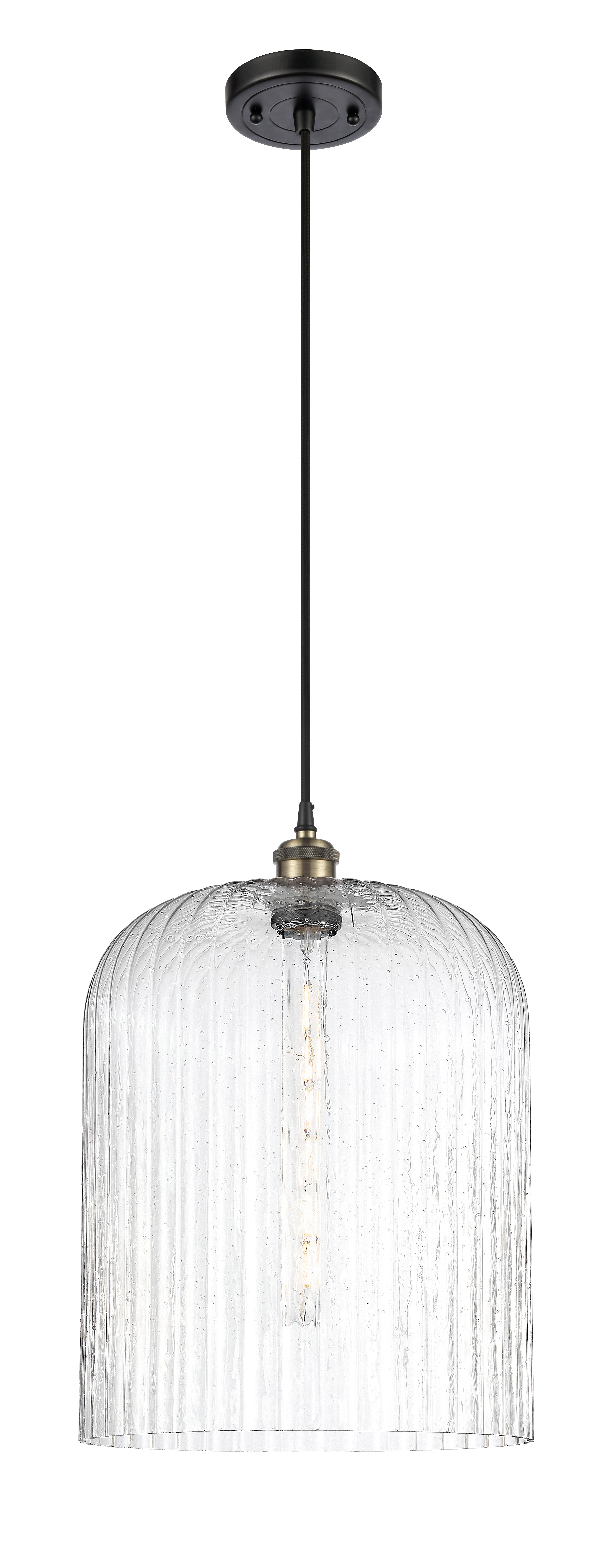 Ballston Mini Pendant Antique Brass Finish