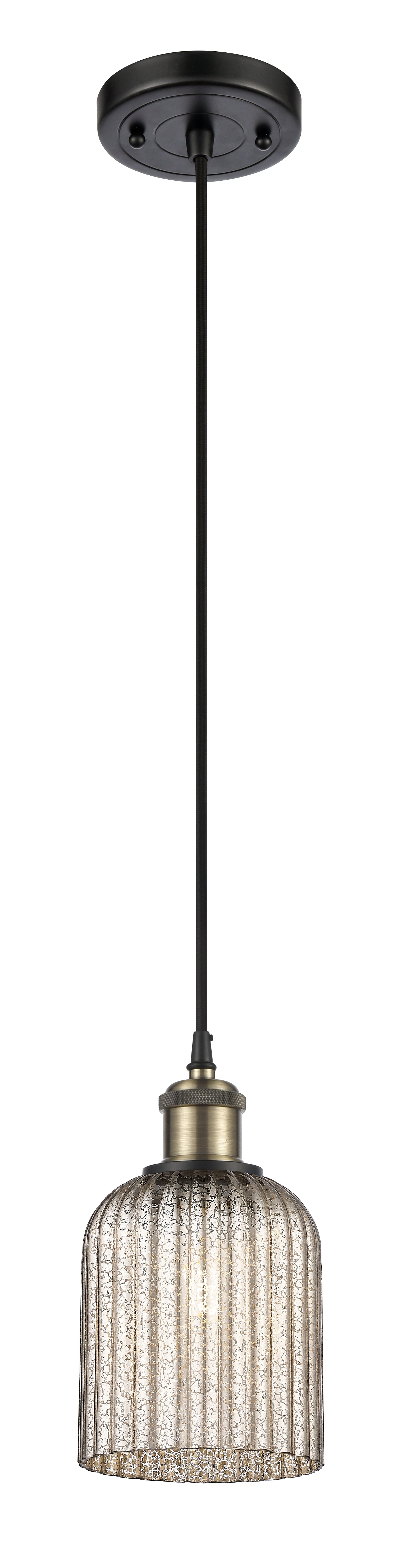 Ballston Mini Pendant Antique Brass Finish