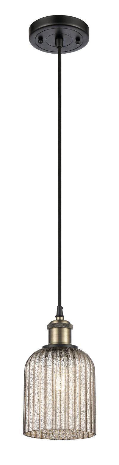 Ballston Mini Pendant Antique Brass Finish