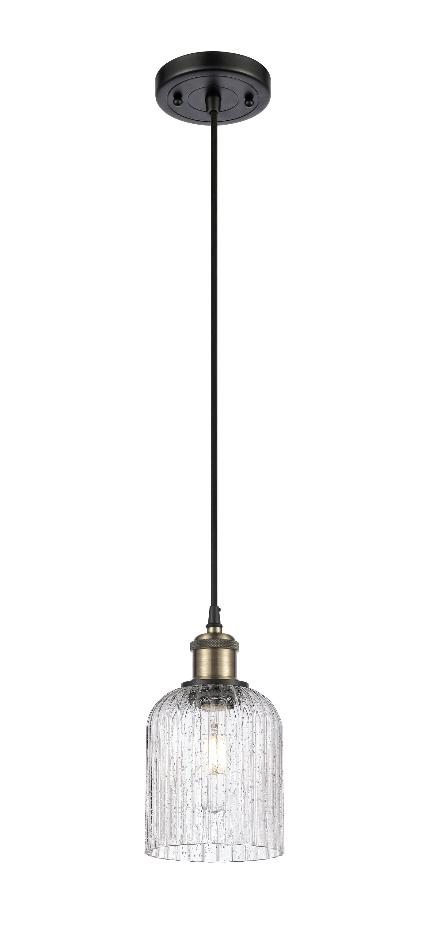 Ballston Mini Pendant Antique Brass Finish