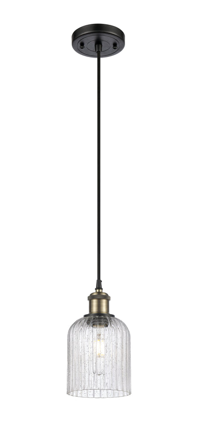 Ballston Mini Pendant Antique Brass Finish