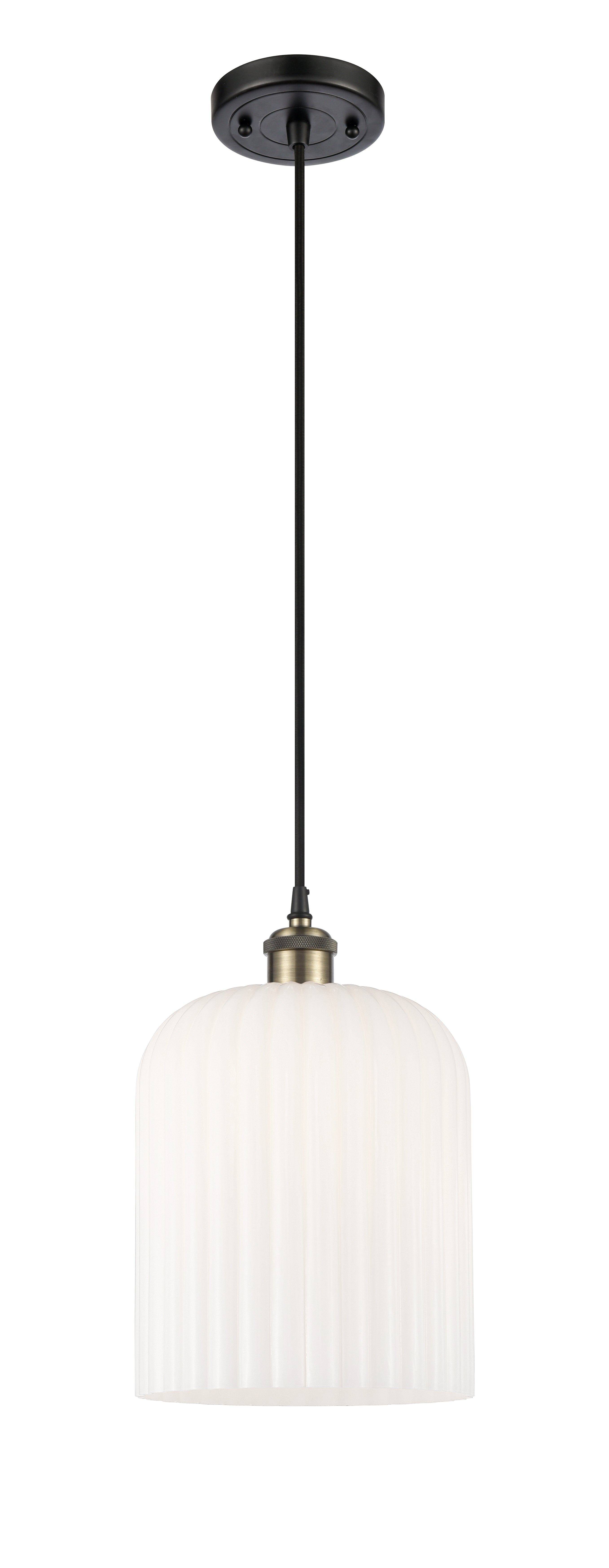 Ballston Mini Pendant Antique Brass 5 Inch