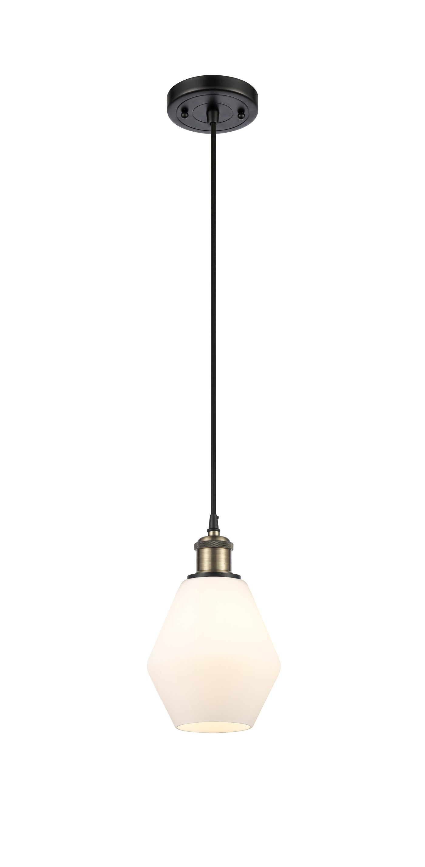 Ballston Mini Pendant Antique Brass Finish