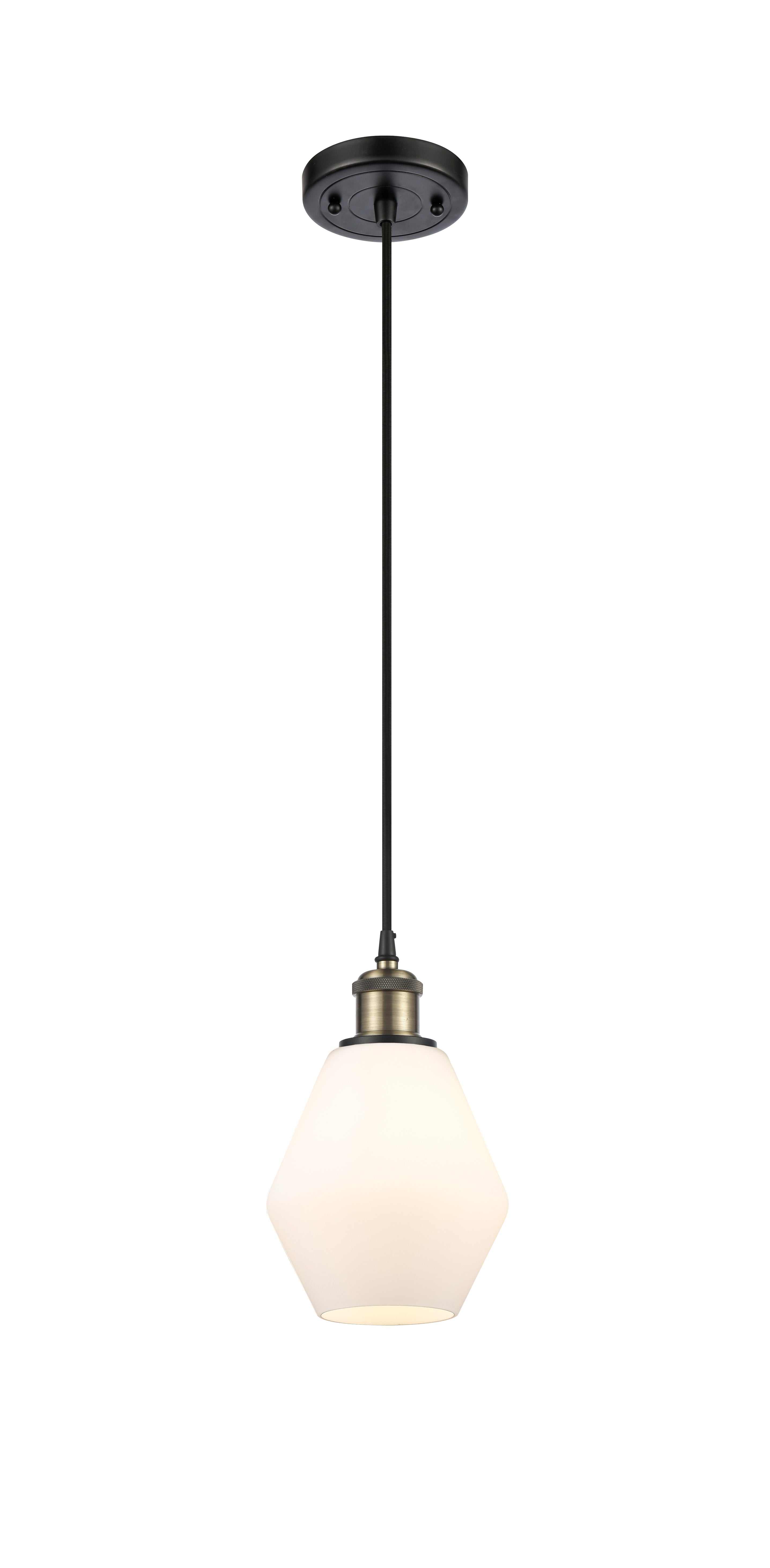 Ballston Mini Pendant Antique Brass Finish