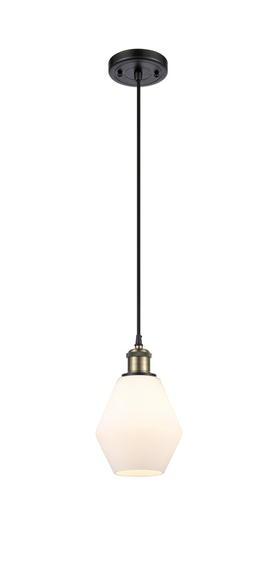 Ballston Mini Pendant Antique Brass Finish