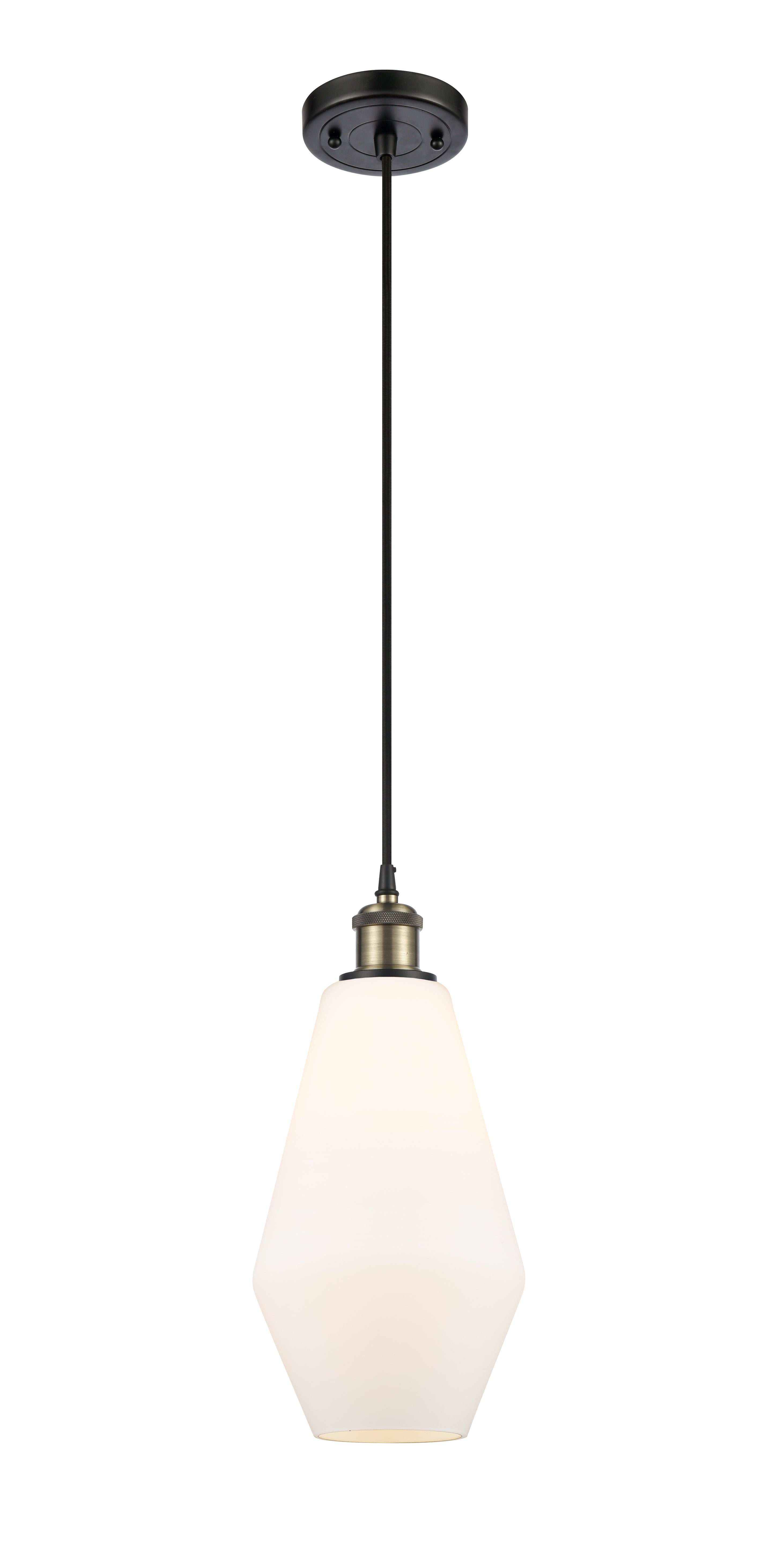 Ballston Mini Pendant Antique Brass Cast