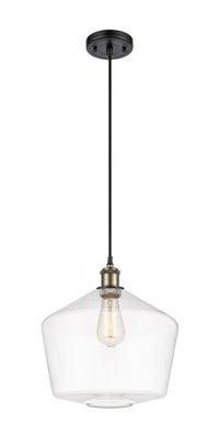 Ballston Mini Pendant Antique Brass 12 Inch