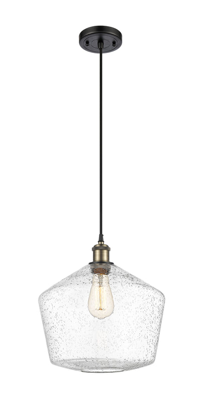 Ballston Mini Pendant Antique Brass 12 Inch