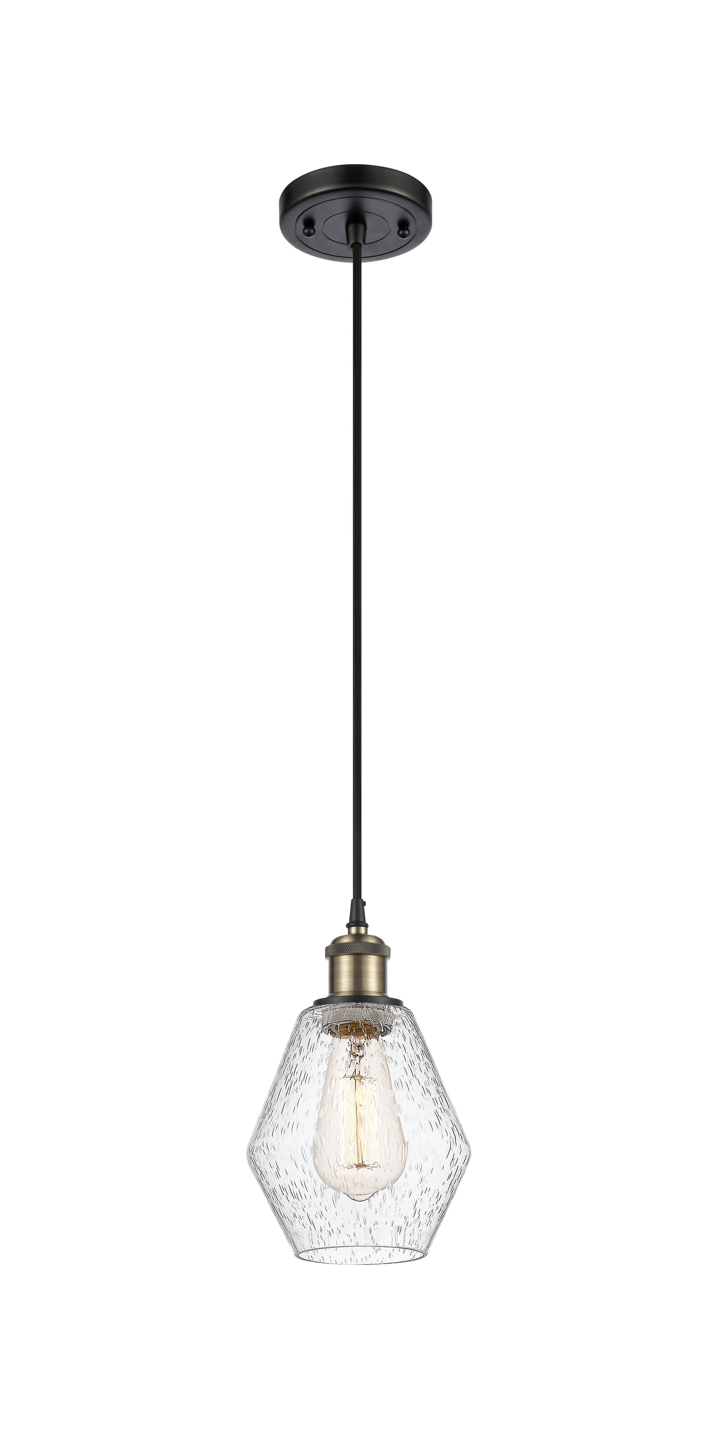 Ballston Mini Pendant Antique Brass Finish