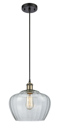 Ballston Mini Pendant Antique Brass Finish