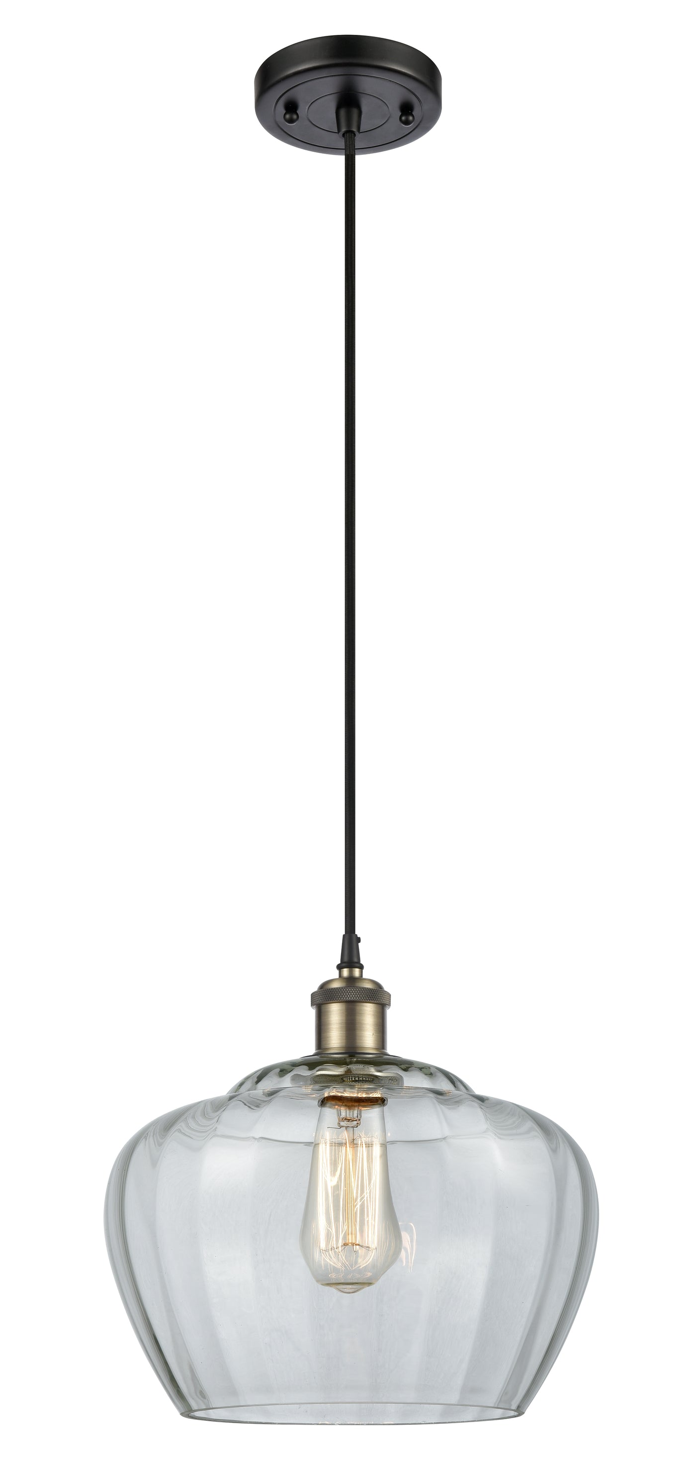 Ballston Mini Pendant Antique Brass Steel