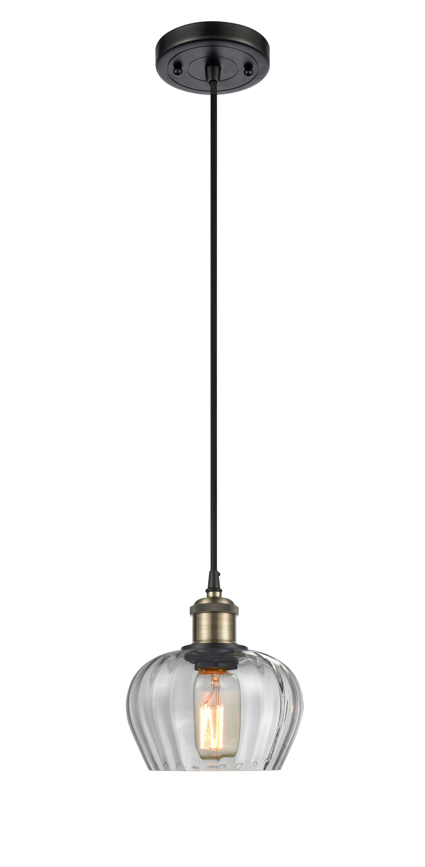 Ballston Mini Pendant Antique Brass