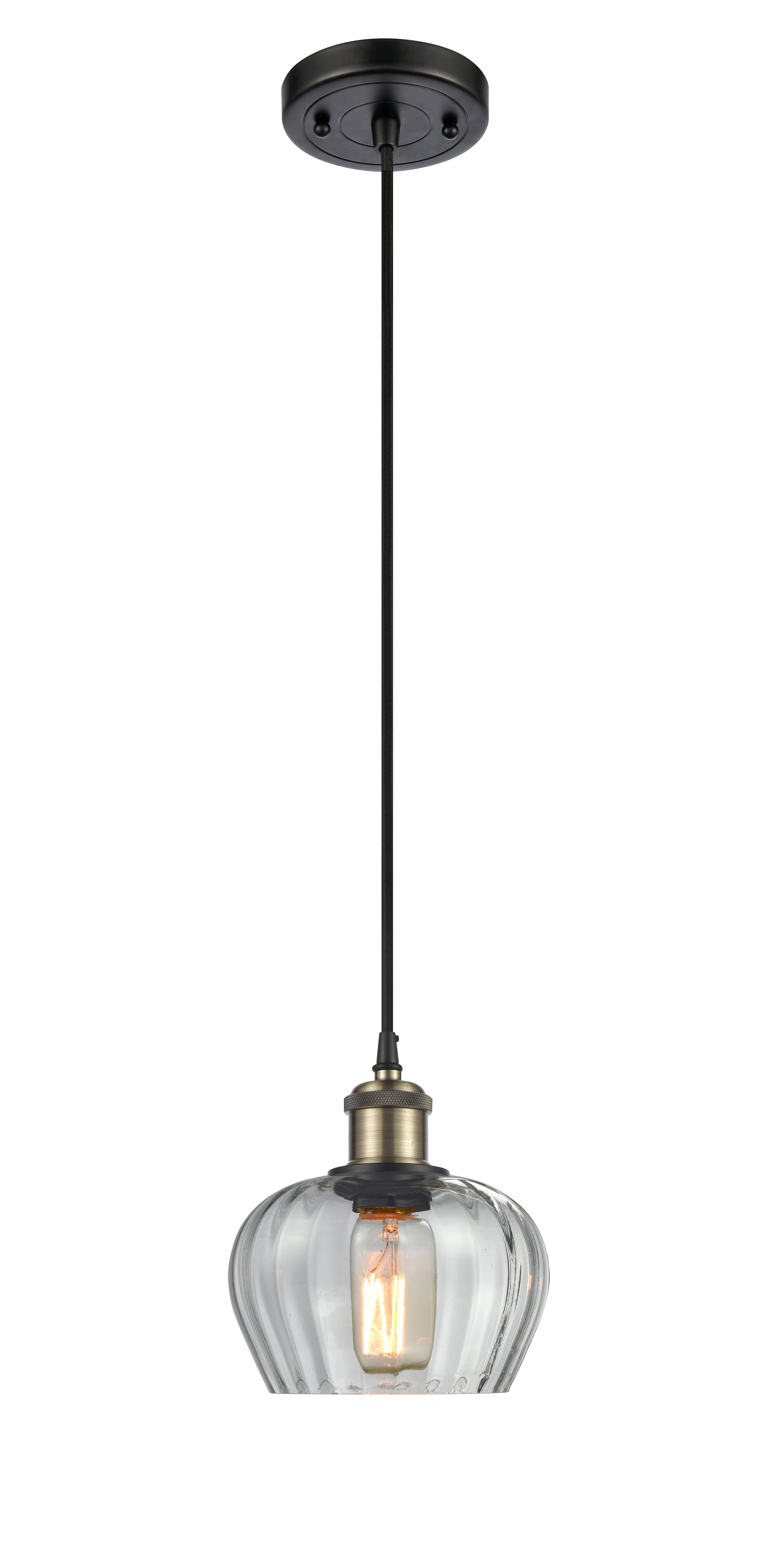 Ballston Mini Pendant Antique Brass