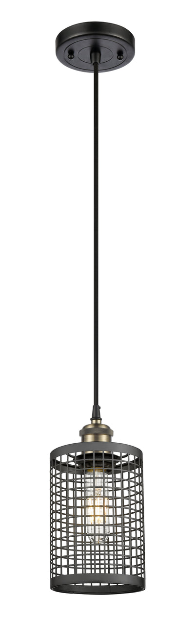Ballston Mini Pendant Antique Brass Finish