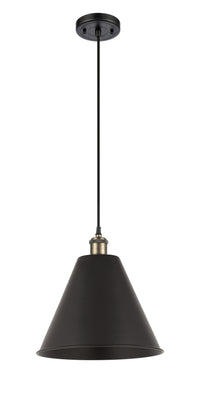 Ballston Mini Pendant Antique Brass Finish