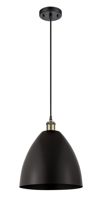 Ballston Mini Pendant Antique Brass Finish