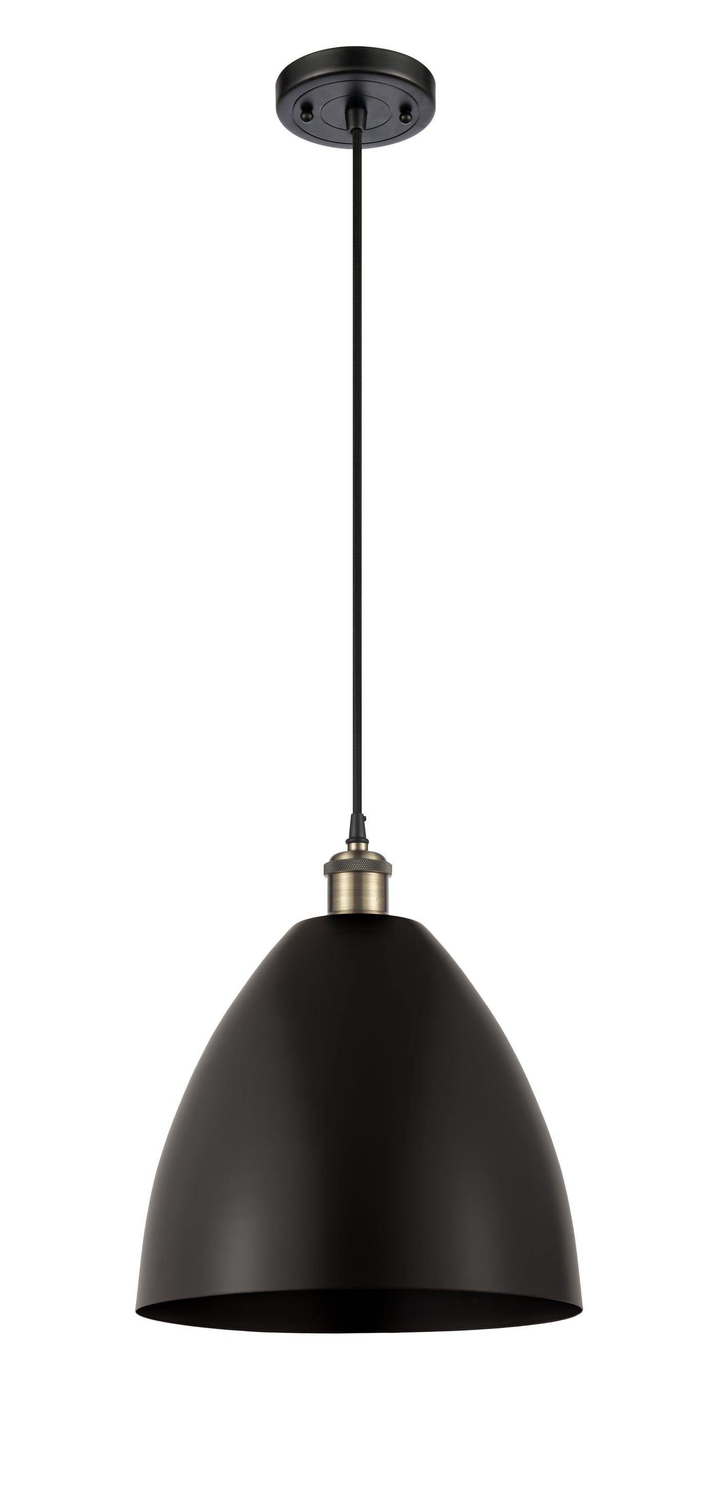 Ballston Mini Pendant Antique Brass Finish