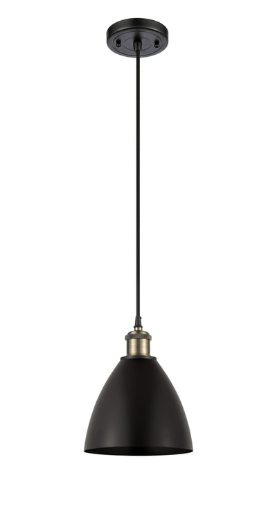 Ballston Mini Pendant Antique Brass Eight