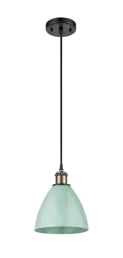 Ballston Mini Pendant Antique Brass Finish