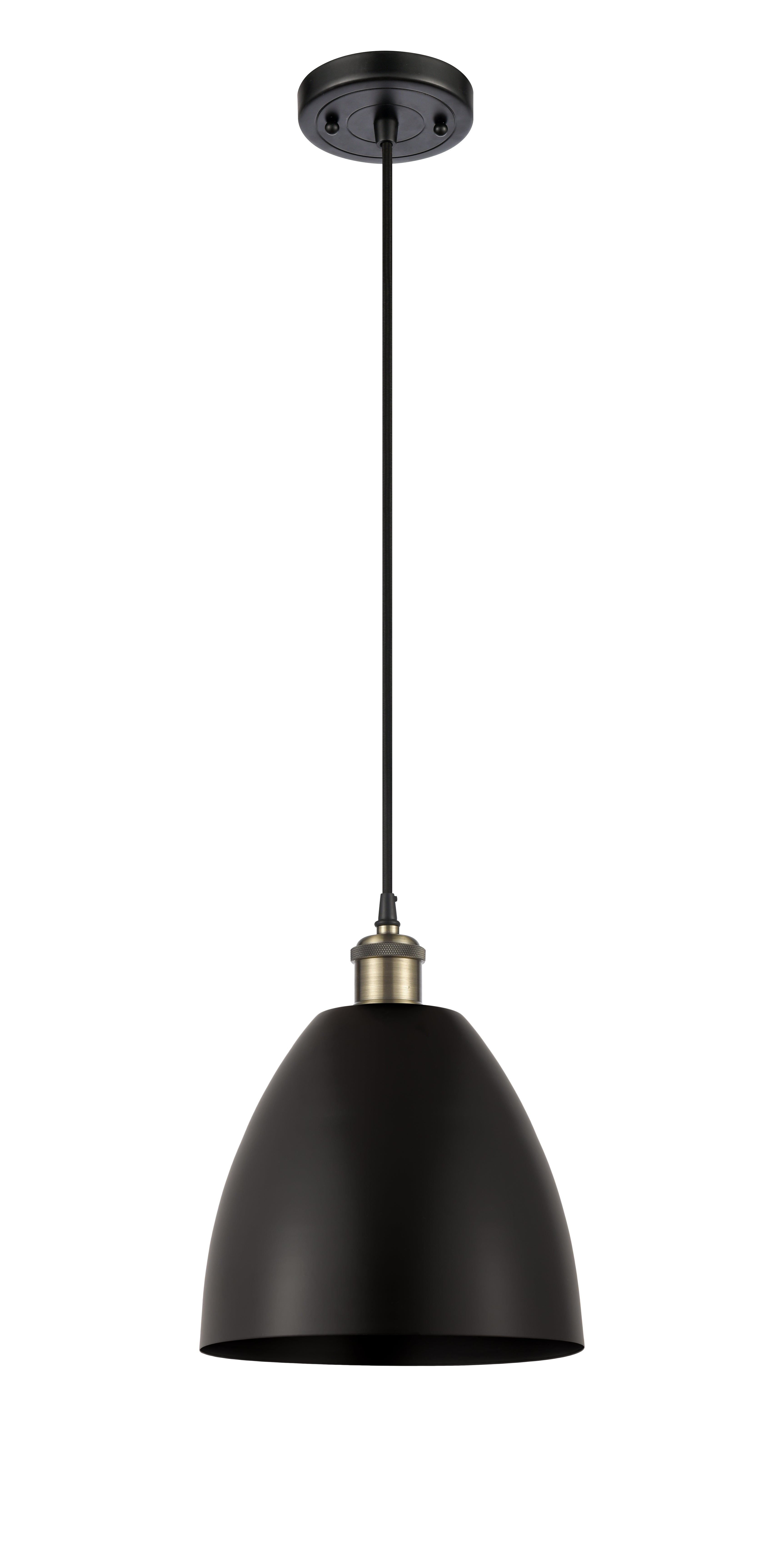 Ballston Mini Pendant Antique Brass Steel