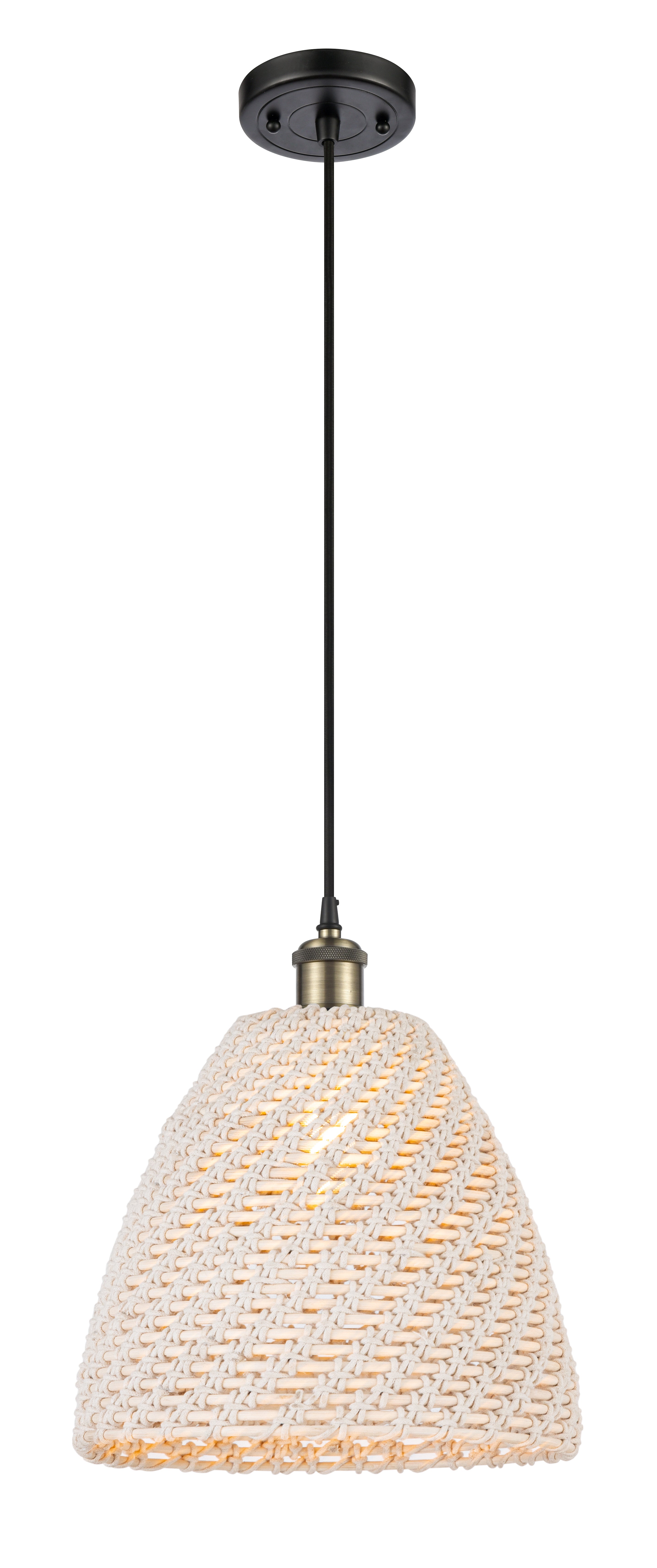 Ballston Mini Pendant Antique Brass Cast