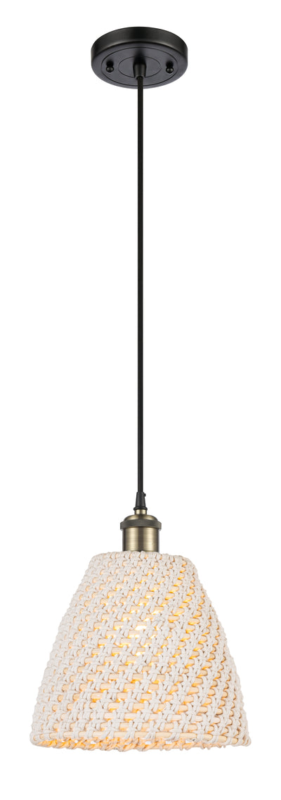 Ballston Mini Pendant Antique Brass Finish