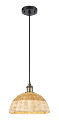 Ballston Mini Pendant Antique Brass Finish