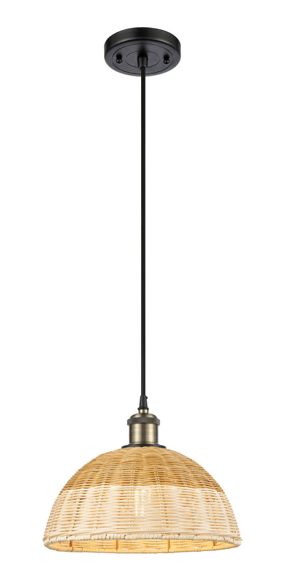 Ballston Mini Pendant Antique Brass Finish
