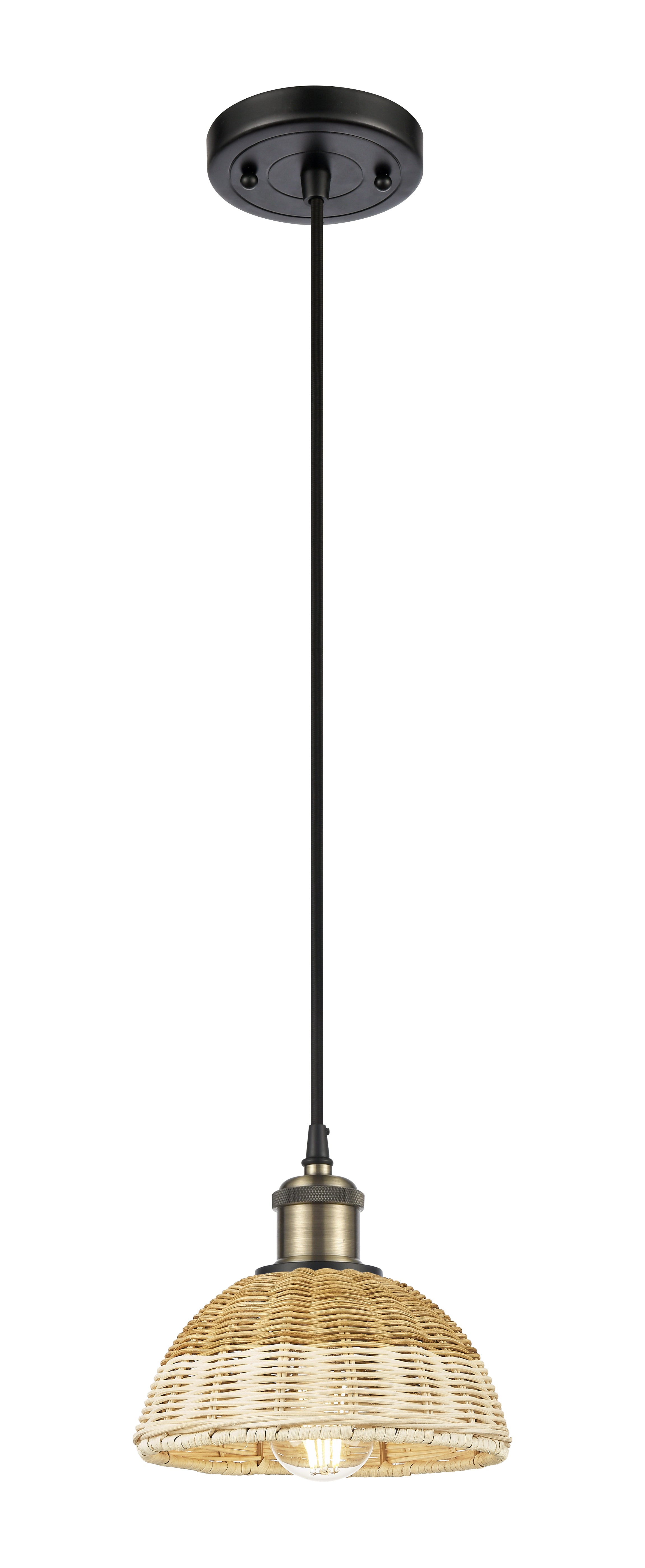 Ballston Mini Pendant Cast Brass 9.5 Height