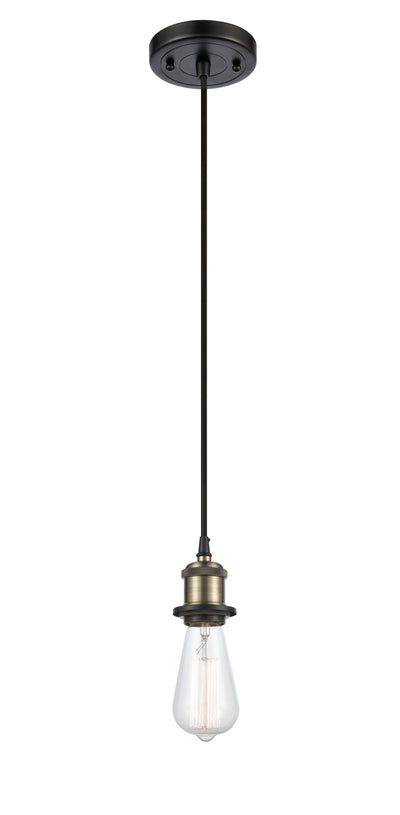 Ballston Mini Pendant Antique Brass Finish
