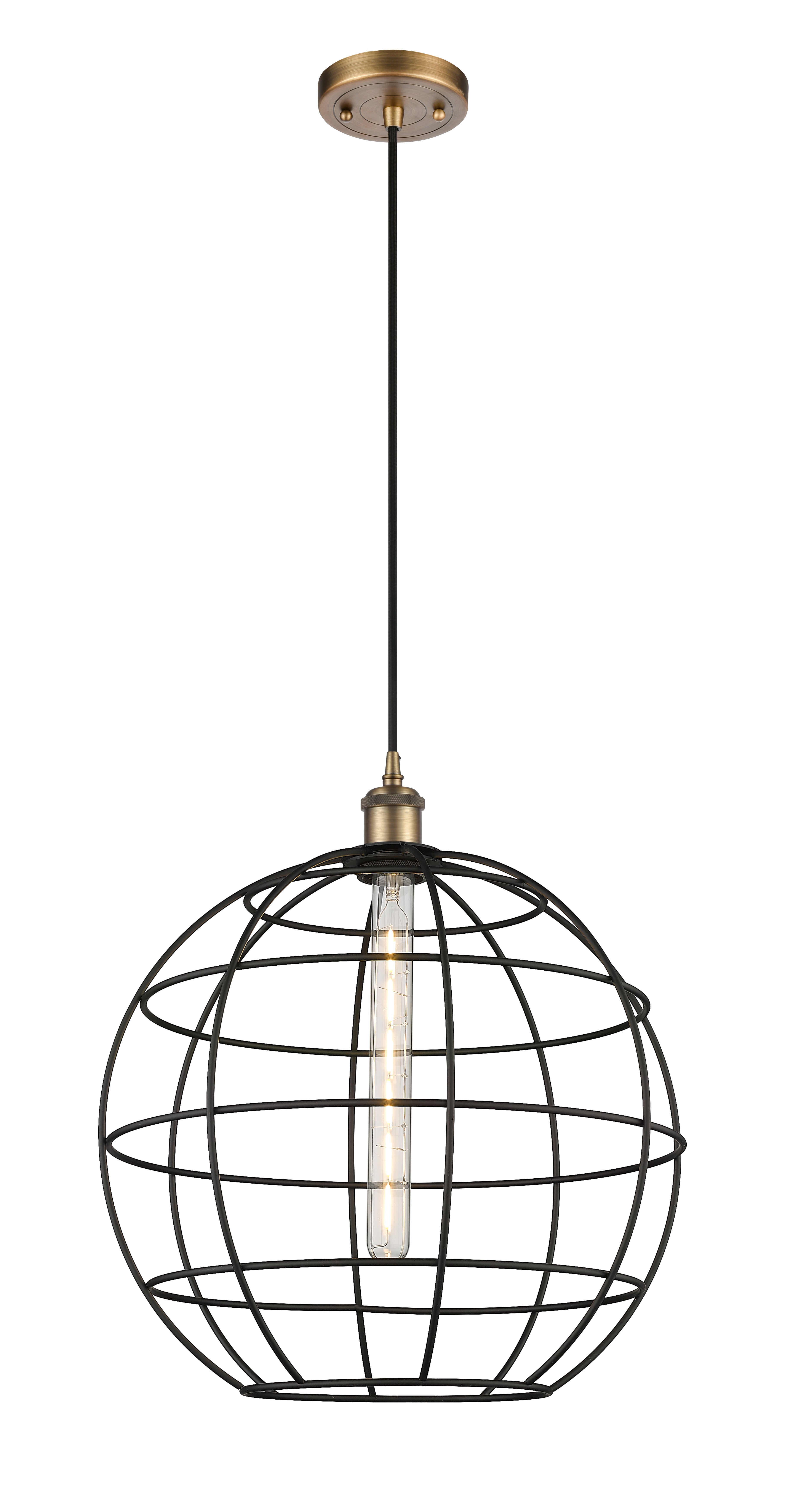Ballston Mini Pendant Antique Brass