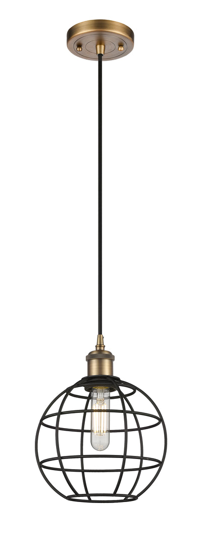 Ballston Mini Pendant Antique Brass Dimmable