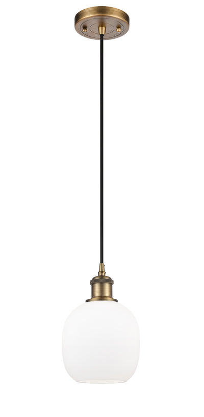 Ballston Mini Pendant Antique Brass Finish