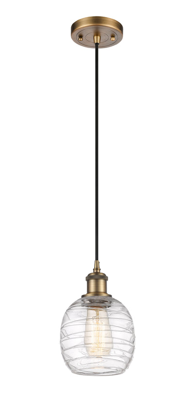 Ballston Mini Pendant Antique Brass Finish