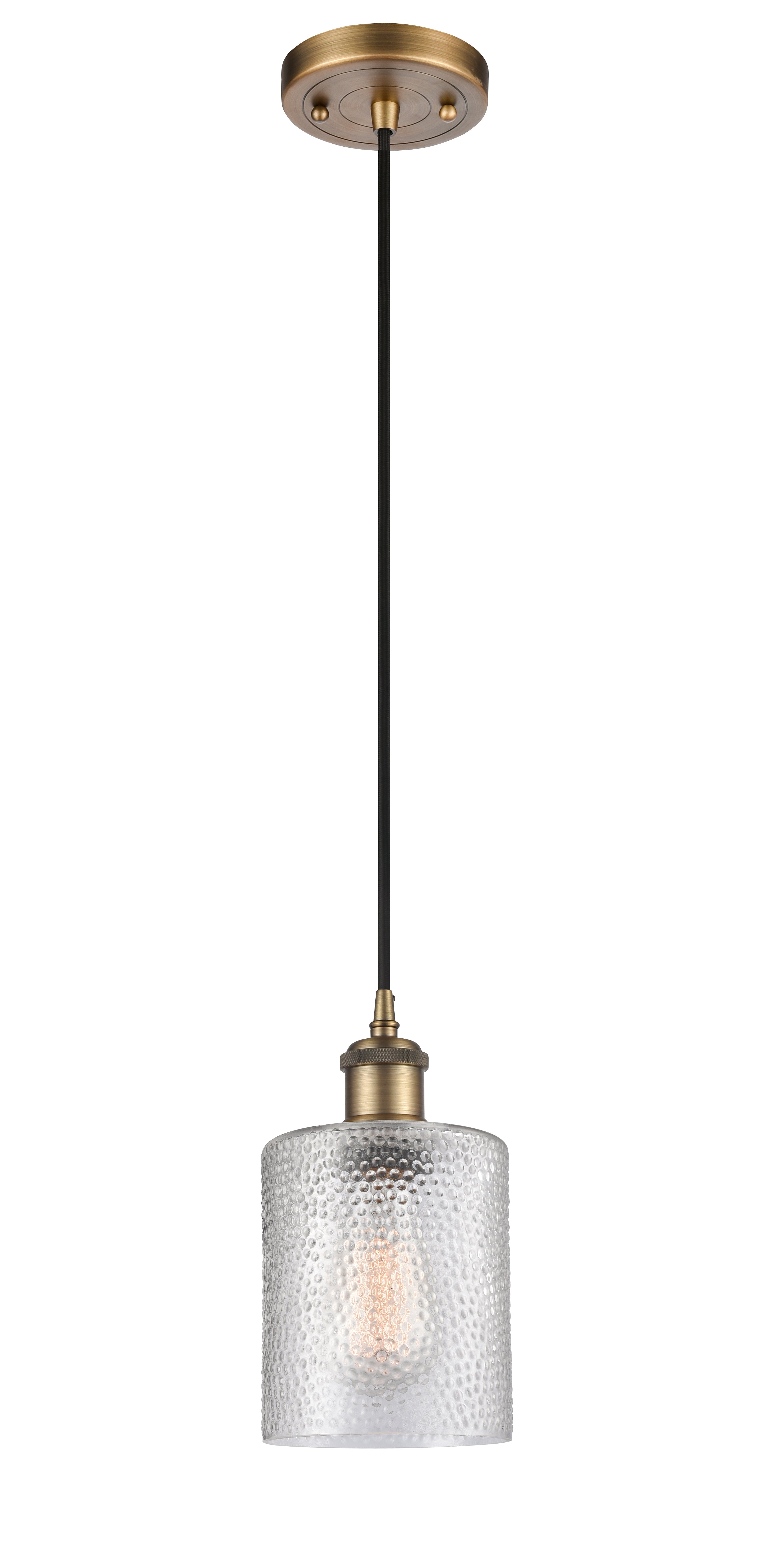 Ballston Mini Pendant Antique Brass Finish