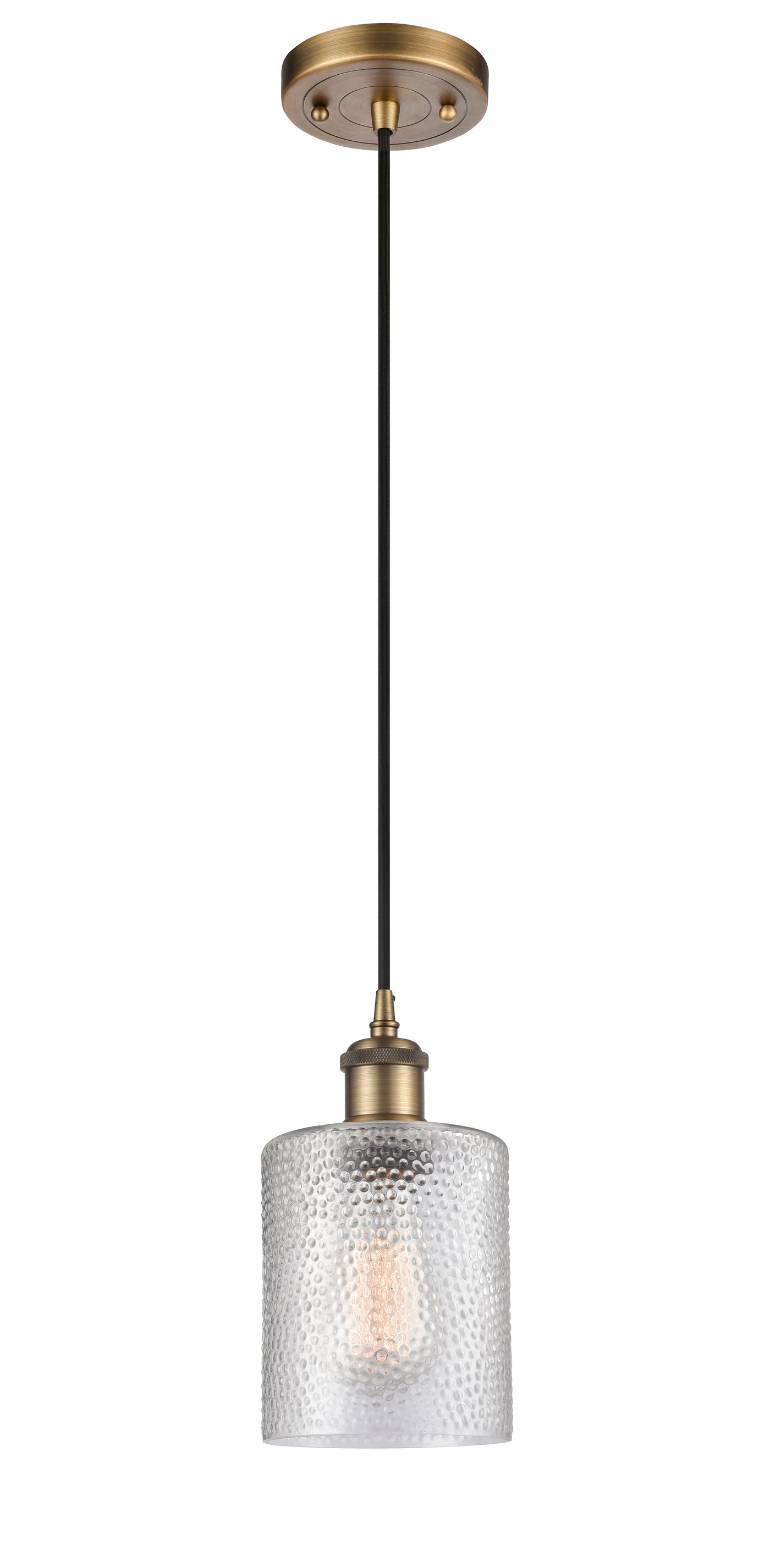 Ballston Mini Pendant Antique Brass Finish