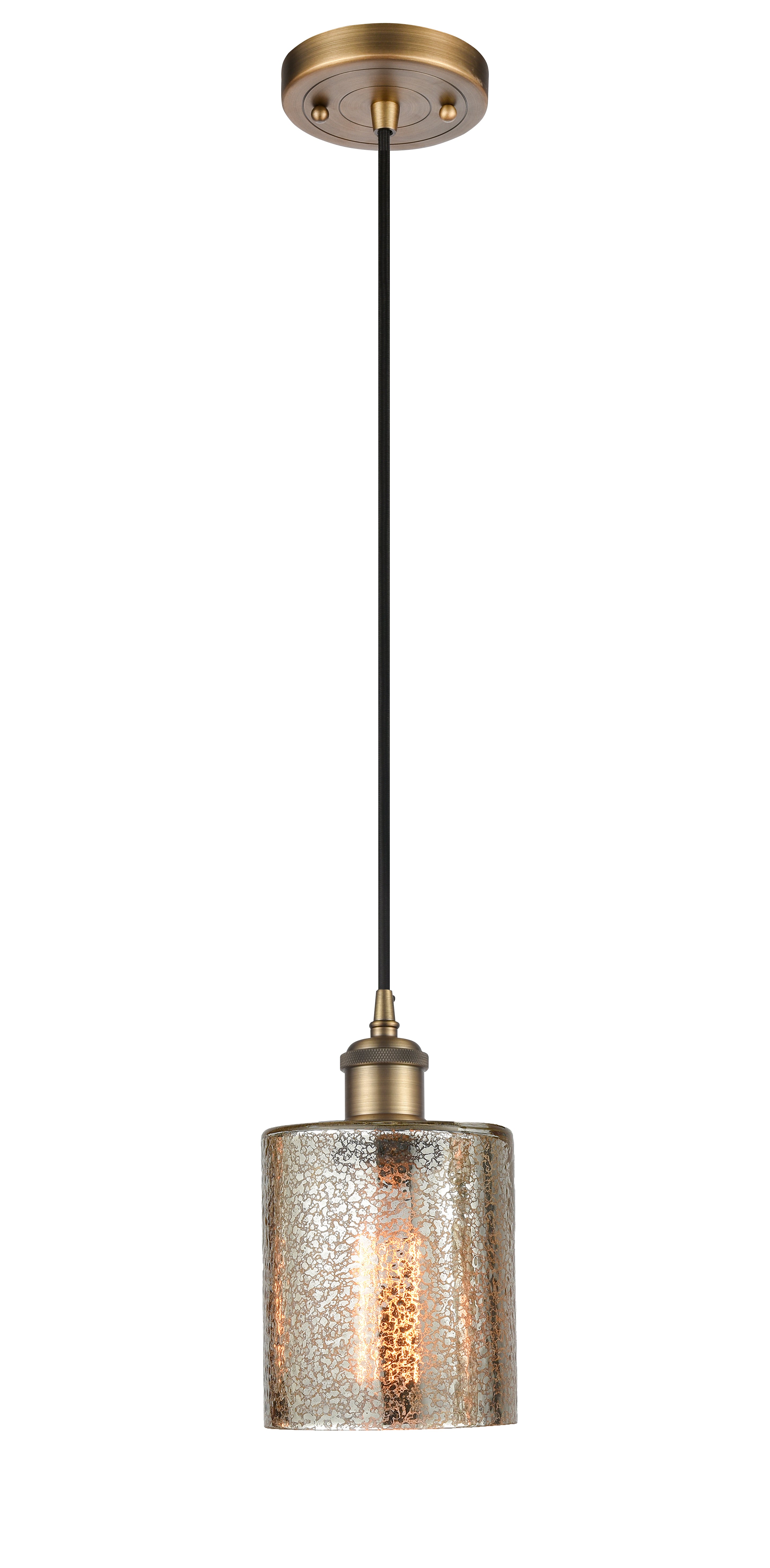 Ballston Mini Pendant Antique Brass Finish