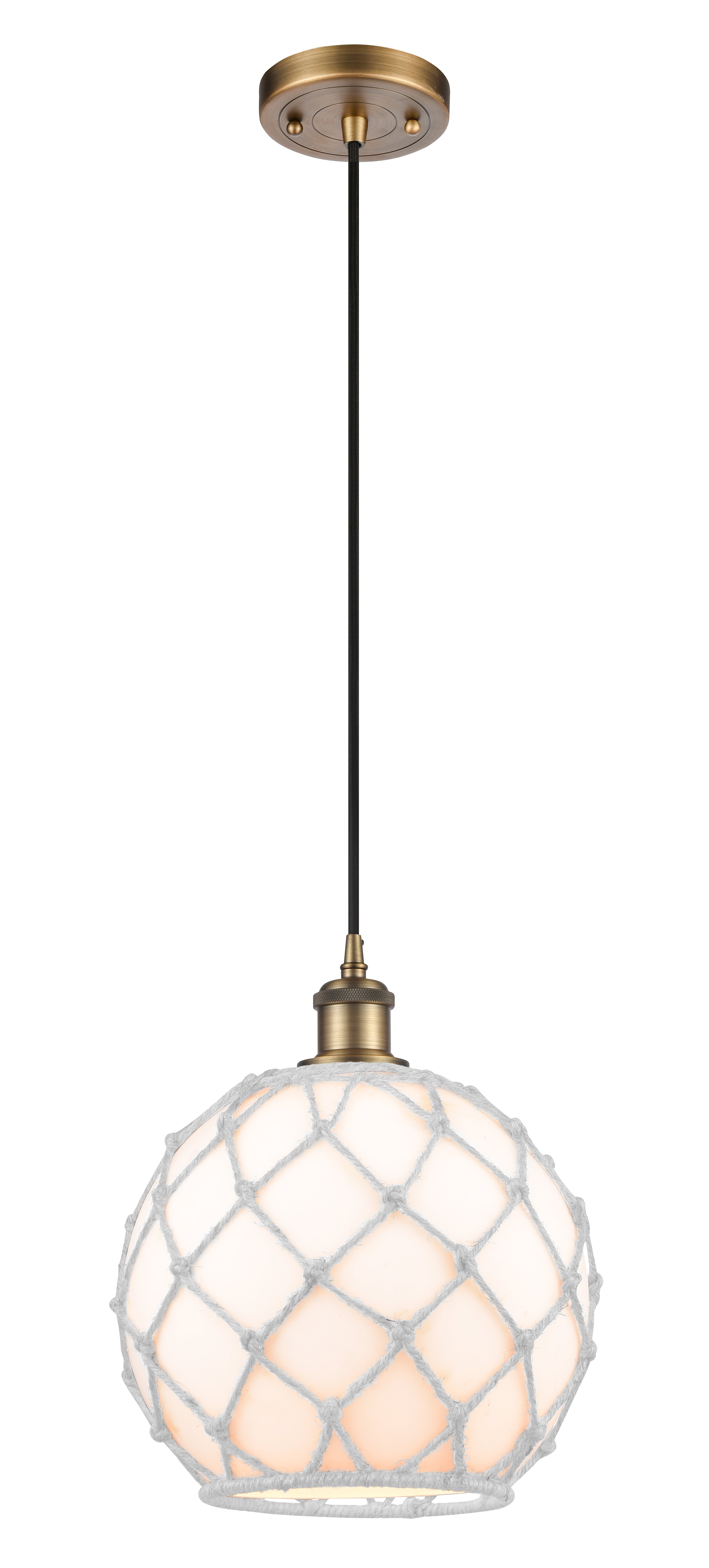 Ballston Mini Pendant Antique Brass Finish