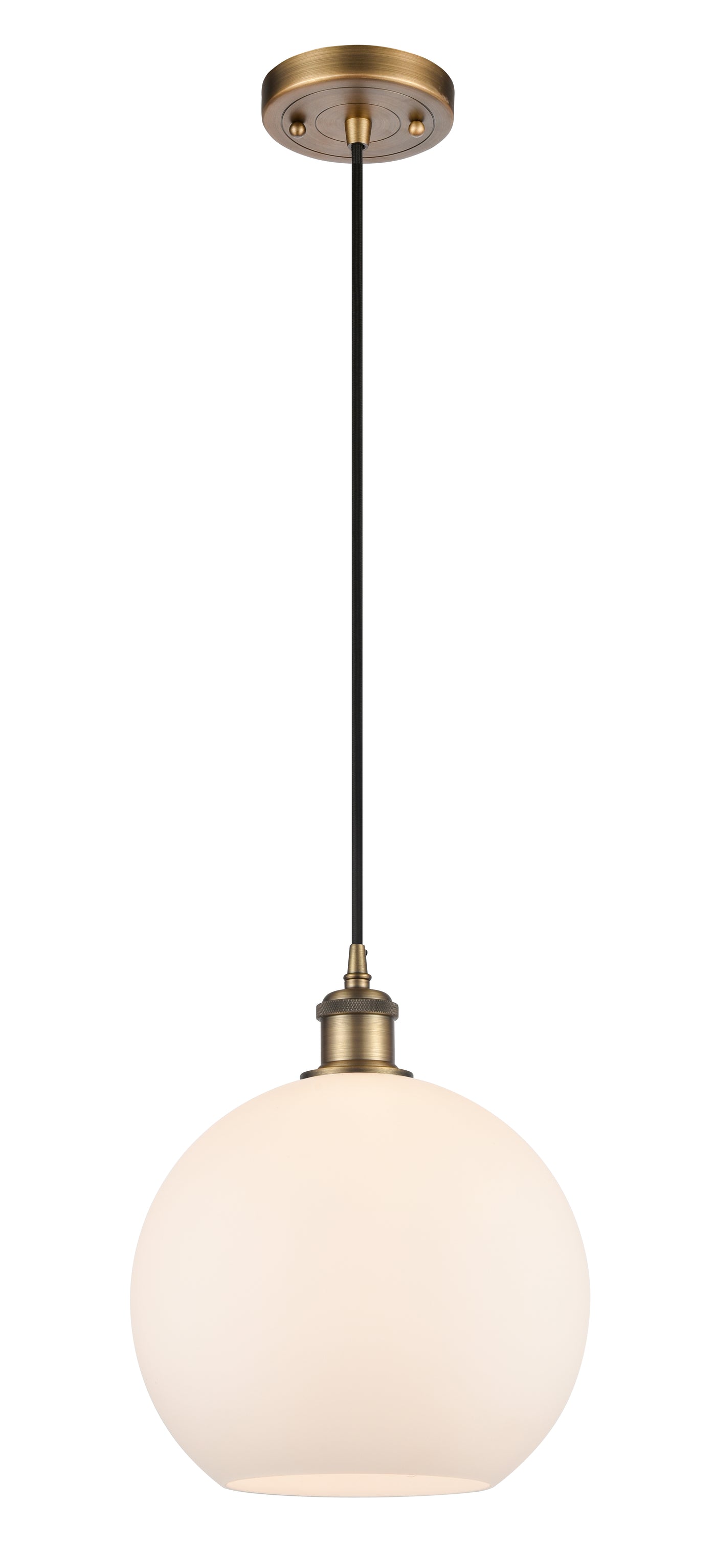 Ballston Mini Pendant Cast Brass Antique