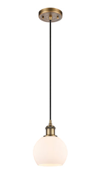 Ballston Mini Pendant Antique Brass Finish