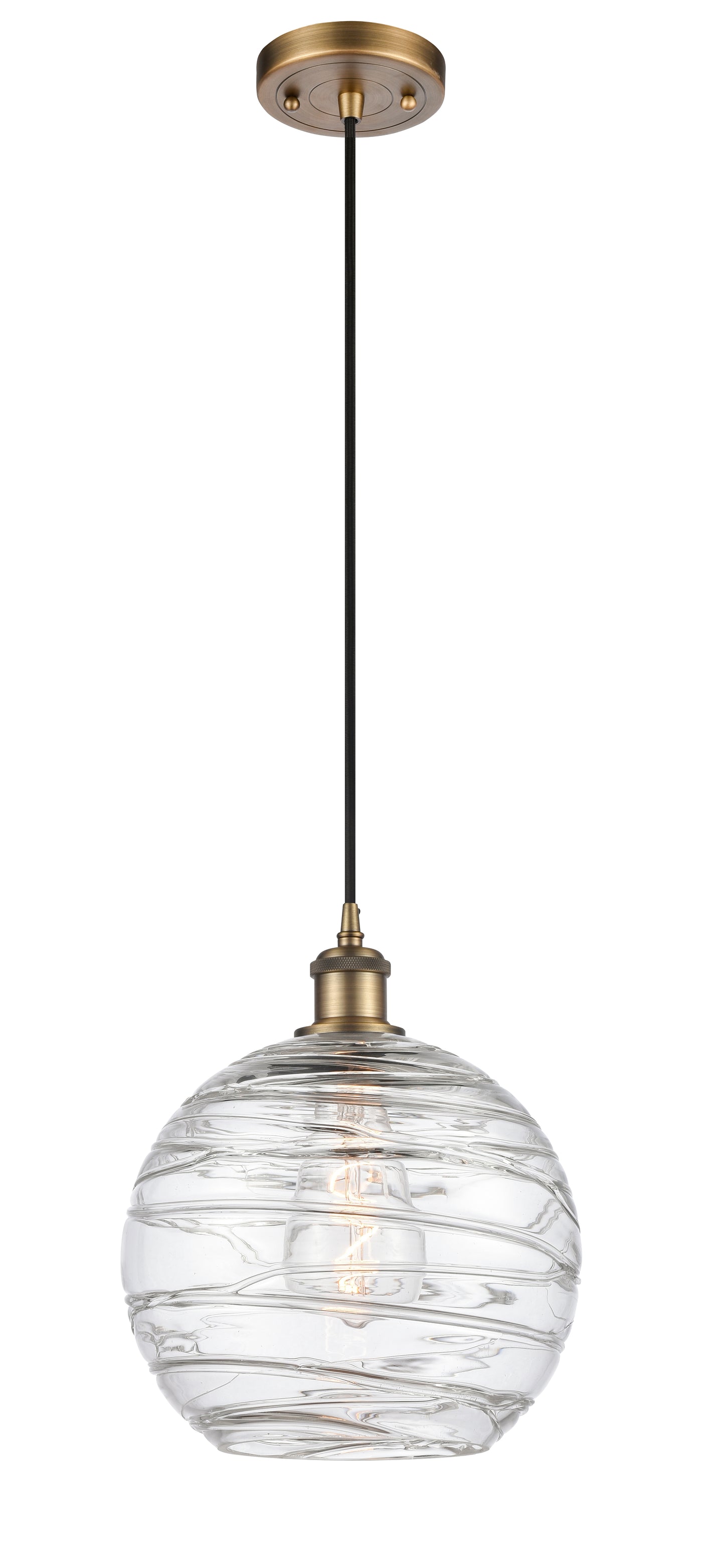 Ballston Mini Pendant Antique Brass Finish